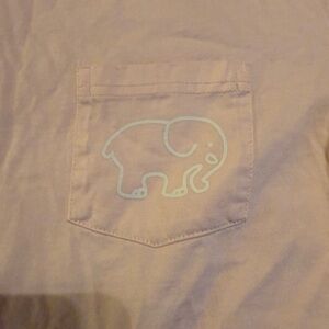 Ivory Ella Pink T-Shirt with Elephant Pocket Design